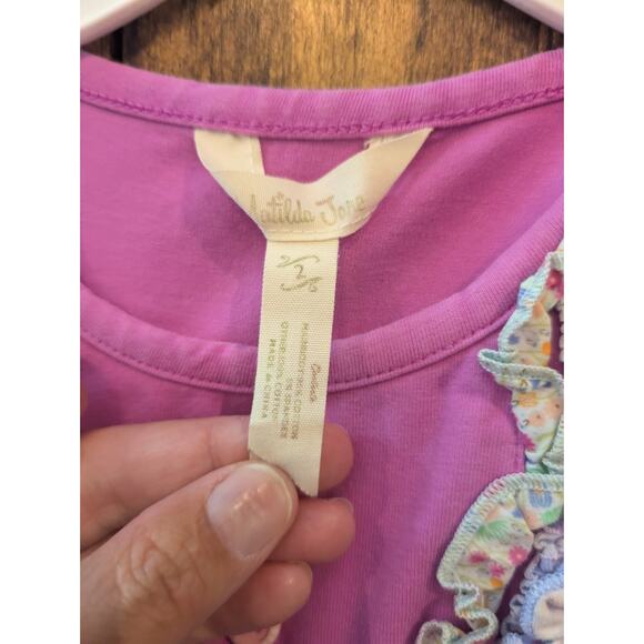 Matilda Jane sz 2 Purple tiered ruffle dress The Adventure Begins Collection - Picture 4 of 8